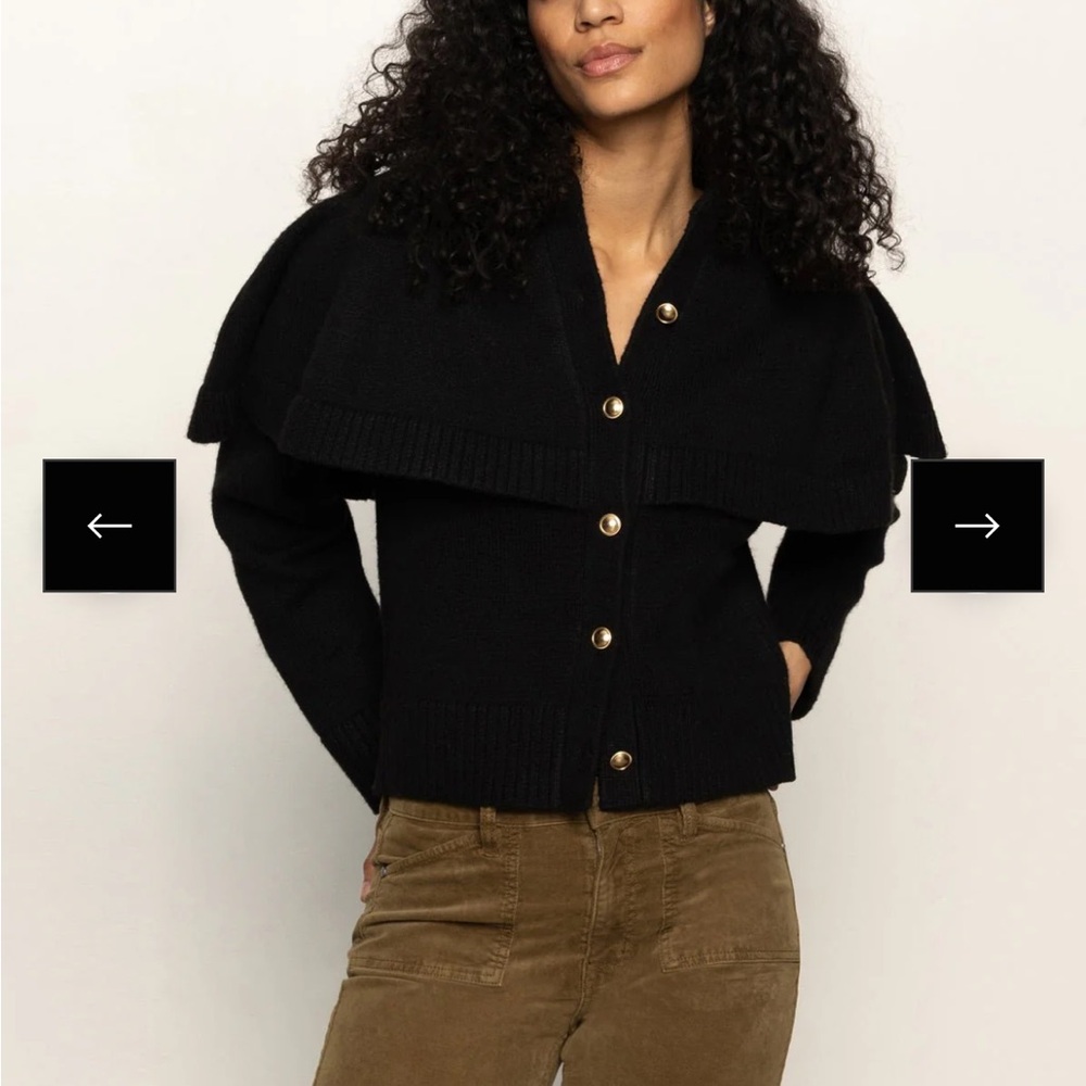 Sanctuary cape cardi black size Medium